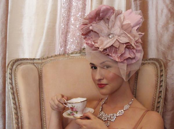 A regal head dress from Natalie Chan collection